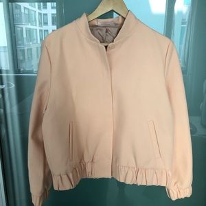 Cuyana Peach Bomber Jacket Sz L